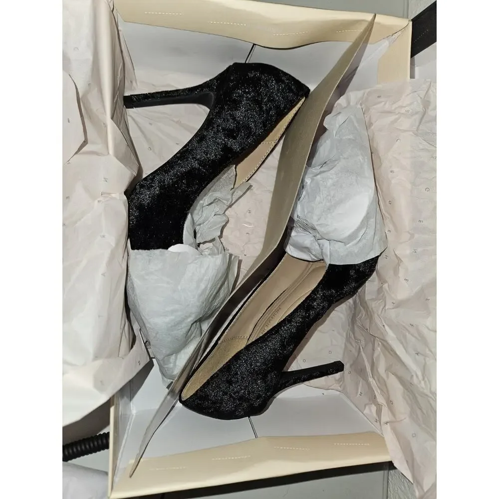New With Box! Bcbgeneration Bissha-2 Velour Pump With Bling Bow Women's 5.5